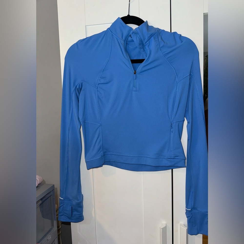 Lululemon Rulu Cropped Half Zip